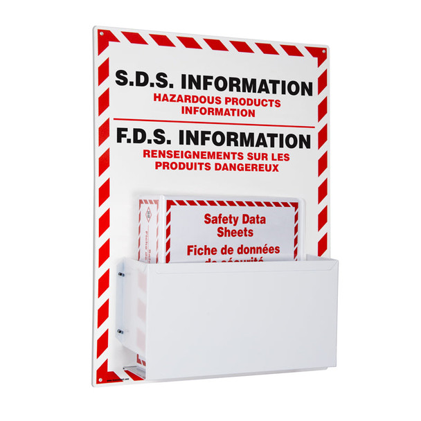 SDS WHMIS (Safety Data Sheet) Center Information Station with Binder(s) | Incom Signs | All Safety