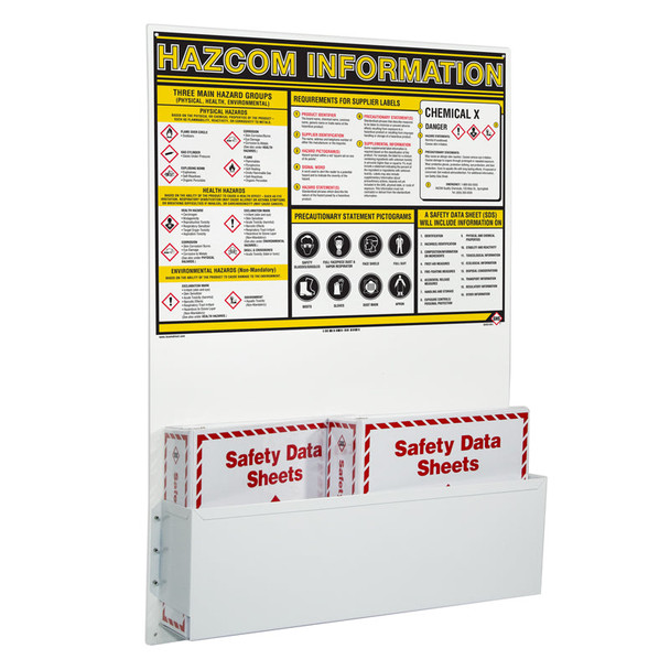 GHS HAZMAT Information Station with Binder(s) - 24" x 36" | Incom Signs | All Safety