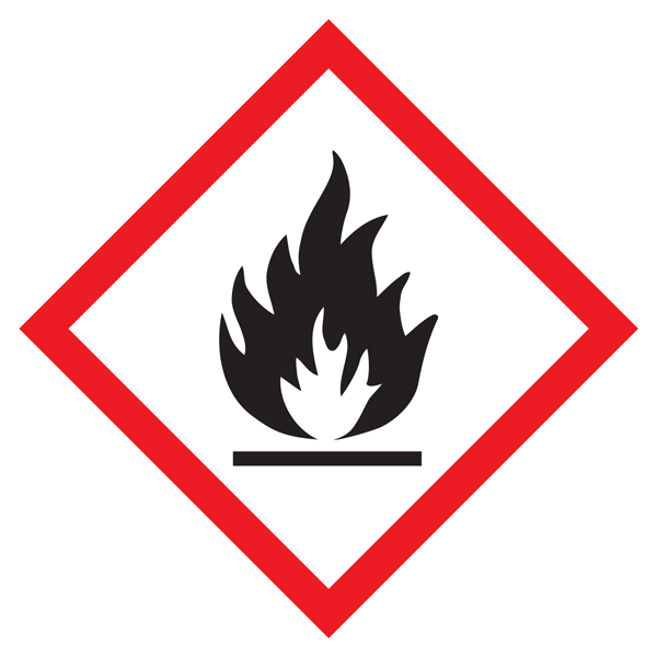 0.5" Flame Hazard Pictogram Label - 1820/Pad | Incom Signs | All Safety