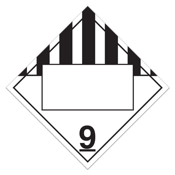 Class Worded Placard - Products Substances or Organisms (Pack of 100 pcs) TA960PIN