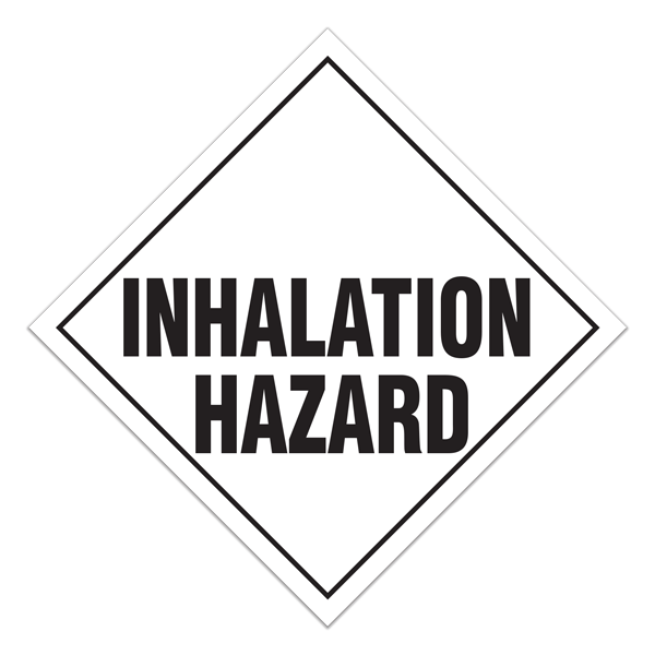 Truck Placards "Inhalation Hazard" (Pack of 100 pcs) TT941