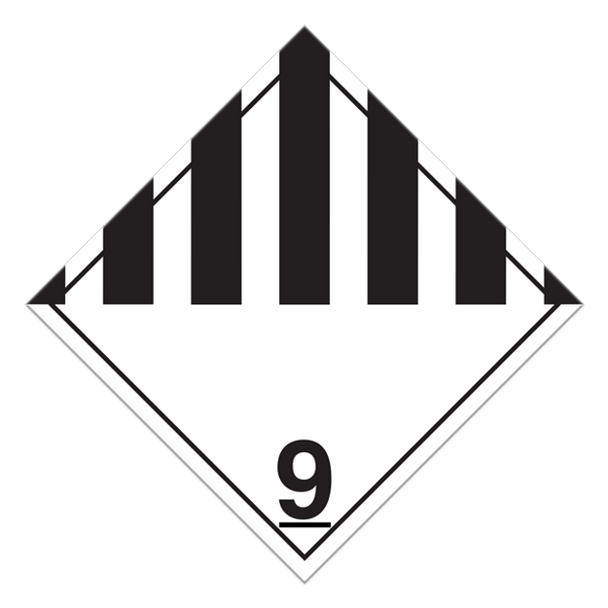 Class 9 Misc. Products Placard (Pack of 100 pcs) TT960