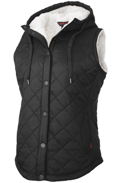 Women's Quilted Sherpa Lined Vest | Tough Duck | All Safety