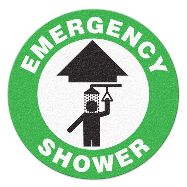 EMERGENCY SHOWER - Floor Sign FS1003V