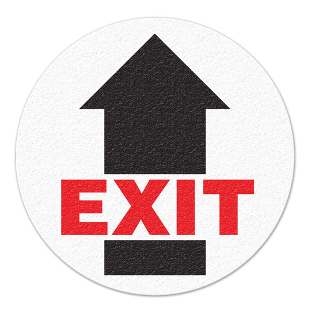 EXIT (No Boarder) - Floor Sign FS1005V