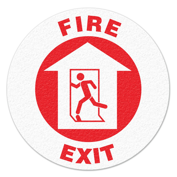 FIRE EXIT - Floor Sign FS1010V