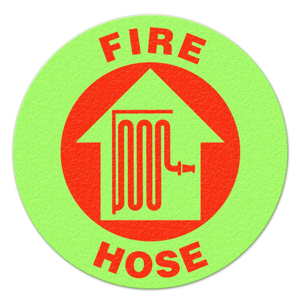 FIRE HOSE (Glow) - Floor Sign FS1012GL