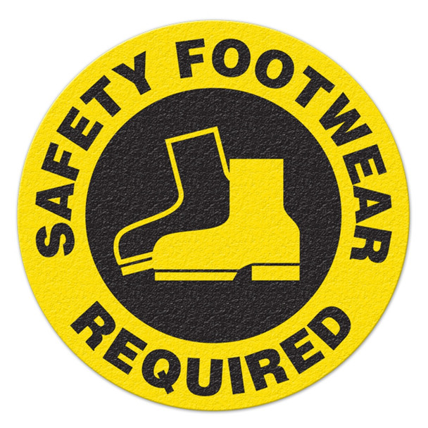 SAFETY FOOTWEAR REQUIRED - Floor Sign | Incom Signs | All Safety