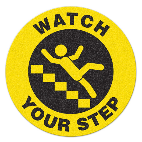 WATCH YOUR STEP (Stairs) - Floor Sign | Incom Signs | All Safety