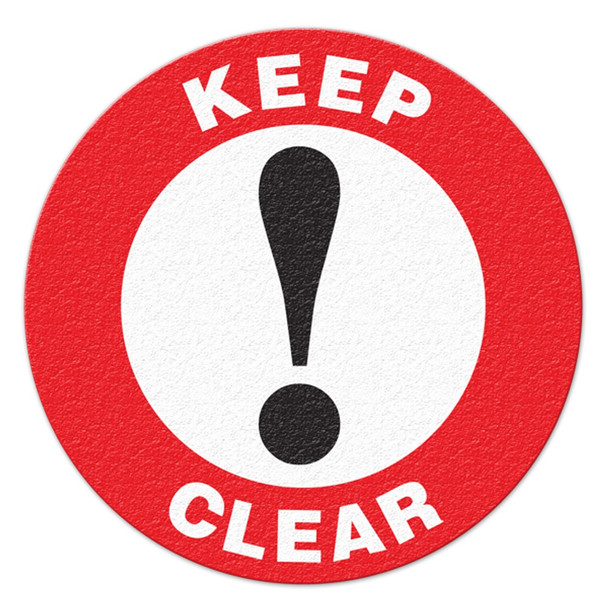KEEP CLEAR - Floor Sign | Incom Signs | All Safety