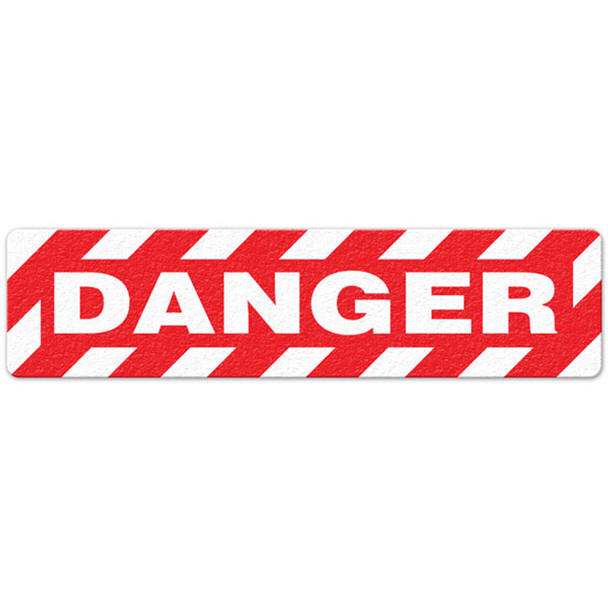 Danger - 6"x24" Floor Sign 6/pkg FS3027V