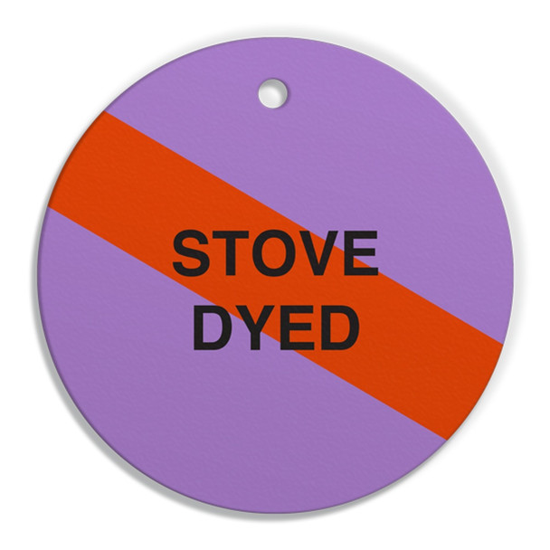 STOVE DYED - Fuel Tag - 2.56" dia. - 250/pkg FT124