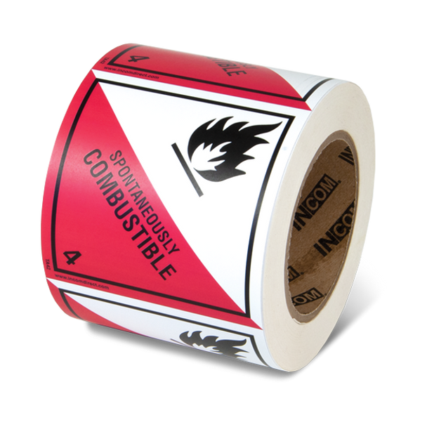 Class 4.2 DOT Label - Spontaneously Combustible TA42