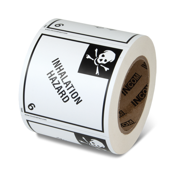 Class 6 DOT Label - "Inhalation Hazard 6" | Incom Signs | All Safety