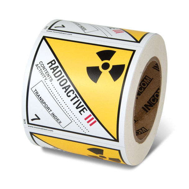 Class 7.3 DOT Label - Radioactive Materials III - Yellow | Incom Signs | All Safety