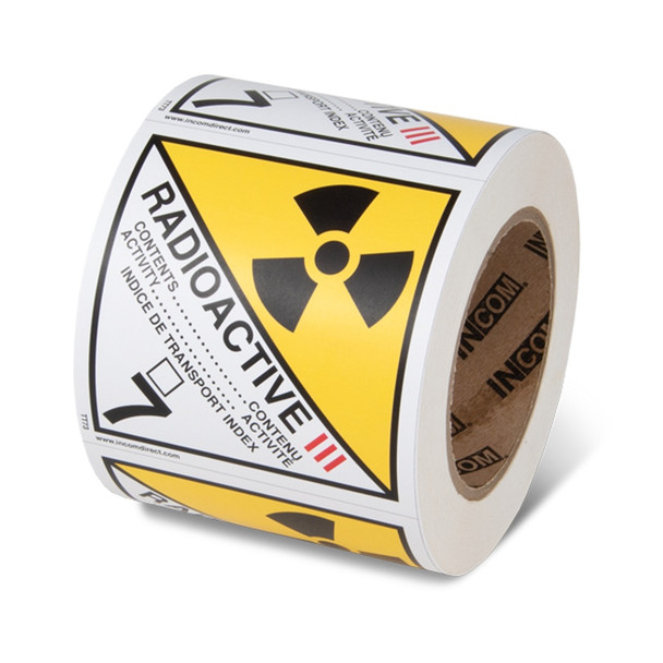 Class 7.3 TDG Label - Radioactive Materials Cat. 3 TT73
