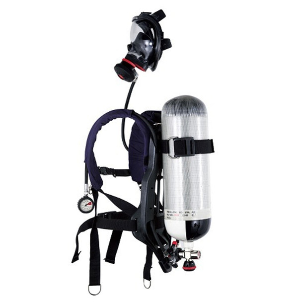 Draeger Complete SCBA PAS Lite 30 Minute Carbon Fibre Cylinder, Includes Panorama Mask 4046190/4058990/R52972