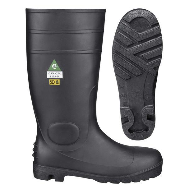 Heavy Duty PVC Steel Toe Rubber Boot | SD | Pioneer 1022   Safety Supplies Canada