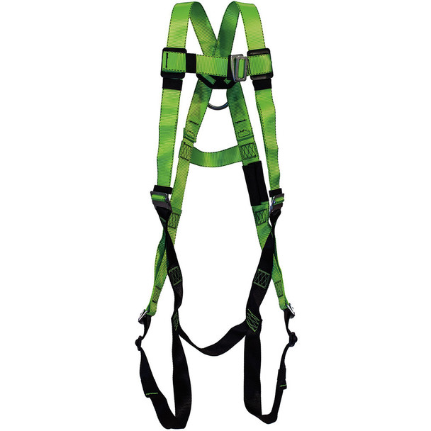 Hi-Vis Full Body Contractor Harness | 1D, Class A | PeakWorks FBH-10000A