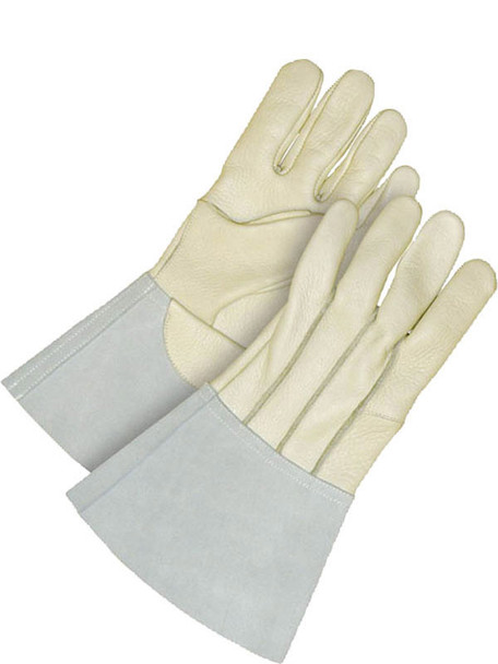 Grain Cowhide Utility Glove Gauntlet | Bob Dale Gloves | All Safety