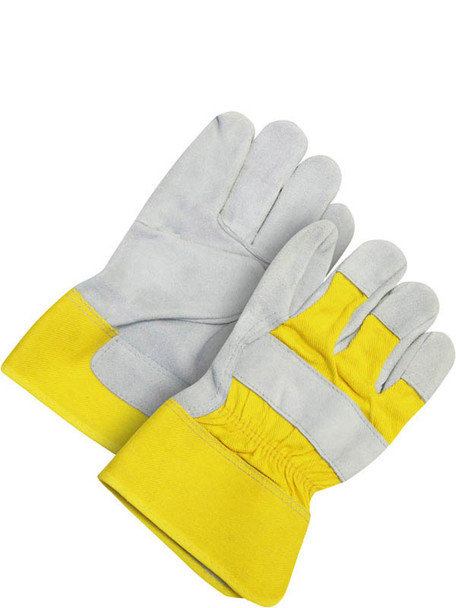 Fitter Glove Split Cowhide Yellow | Bob Dale Gloves | All Safety