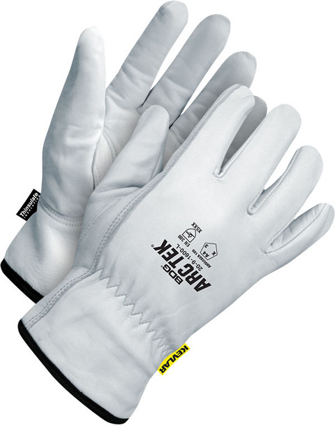 Grain Pearl Goatskin Driver W/ Kevlar & Thinsulate C100 Li | Cut Resistance A4 | Bob Dale Gloves | All Safety