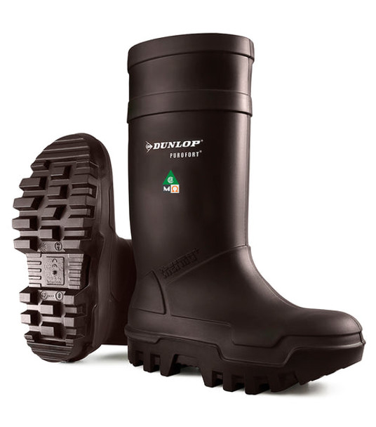 Purofort Thermo+ Full Safety | 15'' Insulated PU Work Boots | Dunlop | All Safety