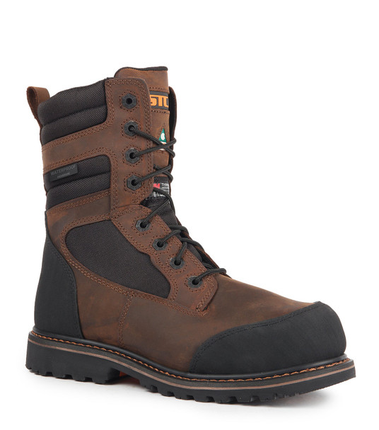 Whiskey Jack | 8” Leather & Nylon Waterproof Work Boots | STC | All Safety