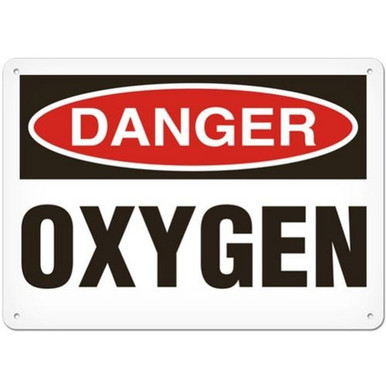 OSHA Safety Sign | Danger Oxygen | Incom Signs