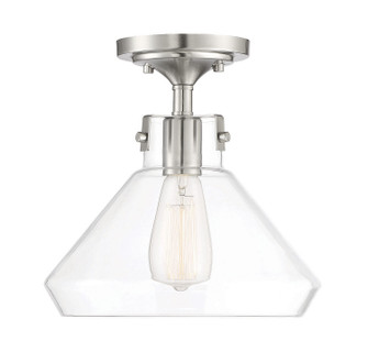 Walpole One Light Semi-Flush Mount (51|6-9137-1-SN)