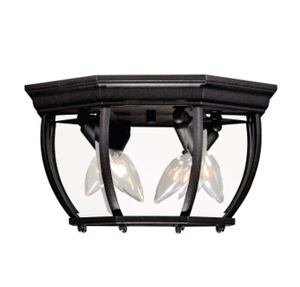Exteriors Three Light Outdoor Flush Mount (51|5-8101-BK)