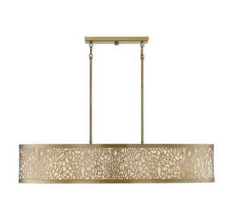 New Haven Five Light Linear Chandelier (51|1-7501-5-171)