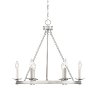 Middleton Six Light Chandelier (51|1-307-6-SN)