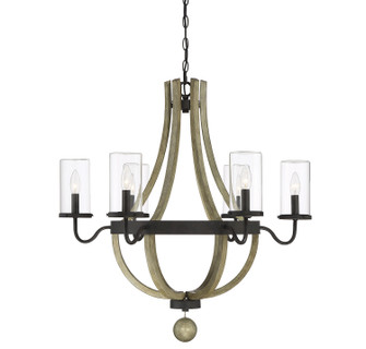 Eden Six Light Outdoor Chandelier (51|1-2100-6-70)