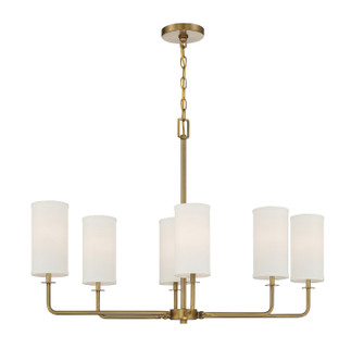 Powell Six Light Linear Chandelier (51|1-1756-6-322)