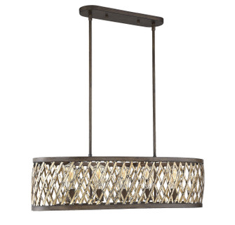 Sandoval Five Light Linear Chandelier (51|1-0801-5-124)