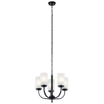 Kennewick Five Light Chandelier (12|52386BK)