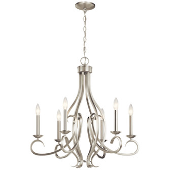 Ania Six Light Chandelier (12|52240NI)