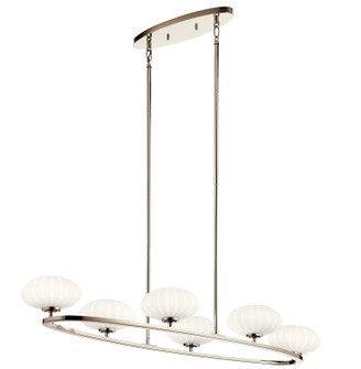 Pim Six Light Chandelier (12|52224PN)