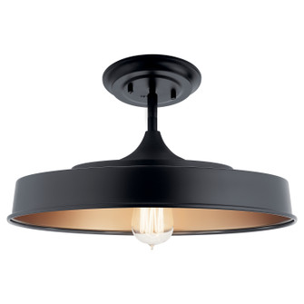 Elias One Light Semi Flush Mount (12|52098BK)