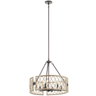 Oana Six Light Chandelier (12|52077WWW)