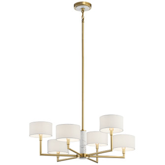 Laurent Six Light Chandelier (12|52052CG)