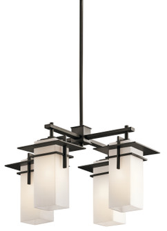Caterham Four Light Outdoor Chandelier (12|49638OZ)