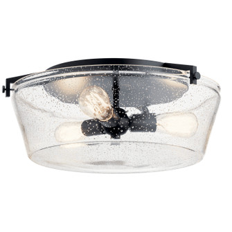 Alton Three Light Flush Mount (12|45299BK)