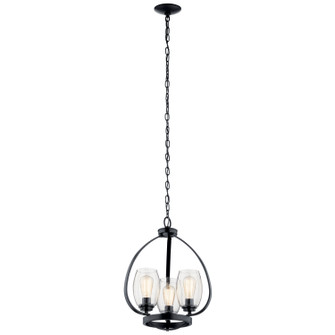 Tuscany Three Light Mini Chandelier (12|44059BK)