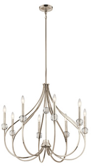 Eloise Eight Light Chandelier (12|43721PN)