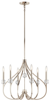 Eloise Six Light Chandelier (12|43720PN)