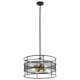 Piston Six Light Pendant (12|43594BK)