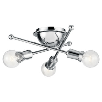 Armstrong Three Light Flush Mount (12|43196CH)