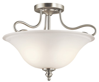 Tanglewood Two Light Semi Flush Mount (12|42900NI)
